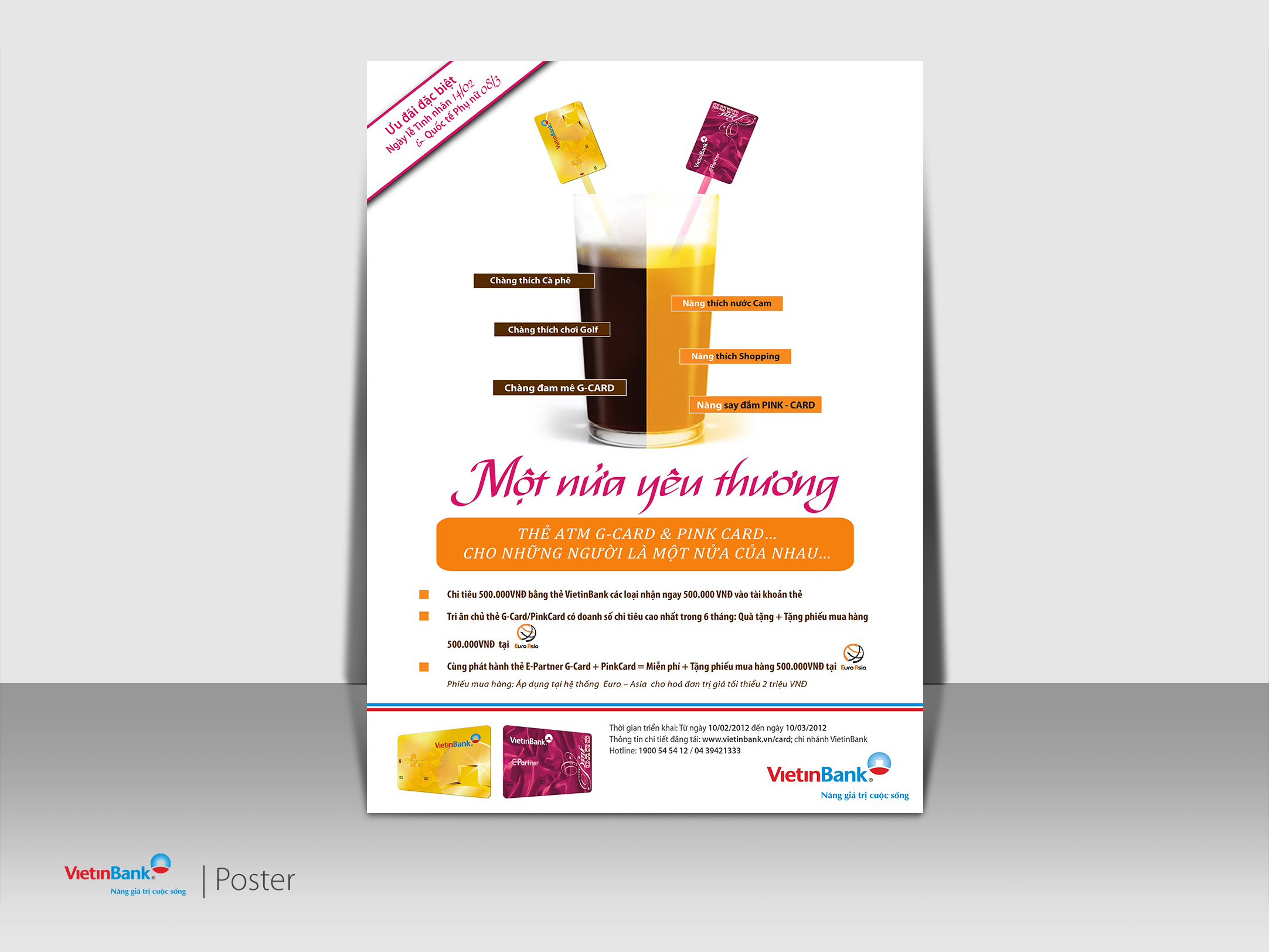 Mẫu thiết kế print ad cho Vietinbank