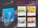 Lịch BongSen - món quà Tết độc đáo, sang trọng, giúp bạn gửi gắm những lời chúc tốt đẹp đến đối tác và khách hàng.