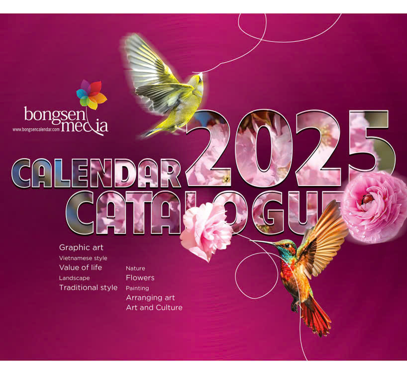 Catalogue Lịch Tết 2025 của Bongsen Media đã chính thức phát hành